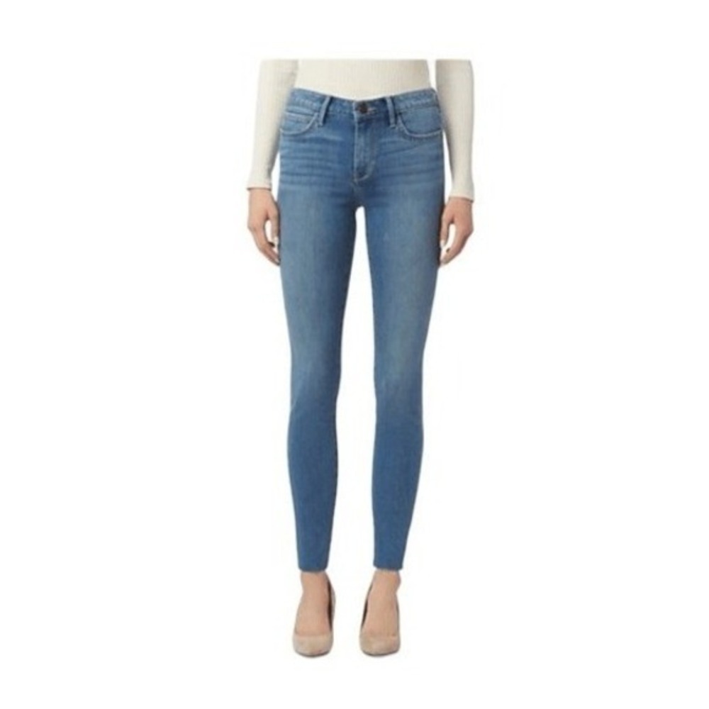 Sam Edelman The Kitten‎ Jeans Blue Mid Rise Skinny Ankle Medium Wash Denim 27